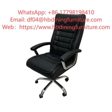Dining Furniture PU Leather Office Chair Factory Directly Sales High Back Leather Home Manager Office Executive Chair