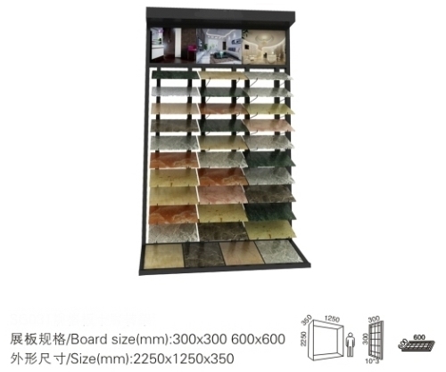 Tiles Display Racks Hold Sample Boards in Size 300X300 and 600X600mm