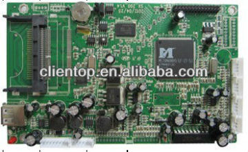 Customized HDMI+VGA+AV signal input LVDS interface Media player board lcd advertising motherboard pcb support spliting screen