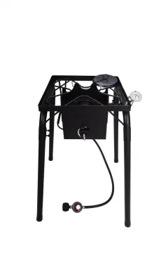 Backyard Propane Gas Cooker for Home Brewing