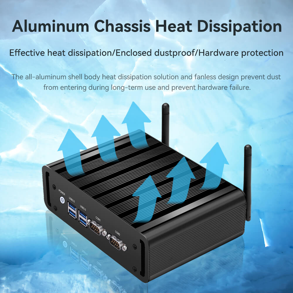 x31G 2LAN 2COM RS485 6USB Industrial PC