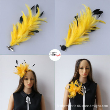 Colorful Rooster Feathers: Brooches, Hair Accessories, Feather Hats, and Decorative Plumes for Fashion and Crafts