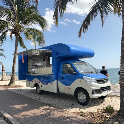Barbecue Burger Food Mobile Stall