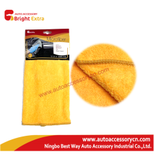Orange Coral Fleece Car Cleaning Cloth