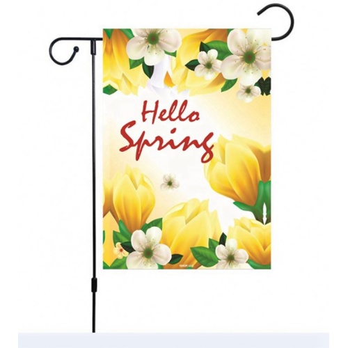 High quality outside Summer january garden flag