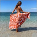 quick dry beach towel with print design