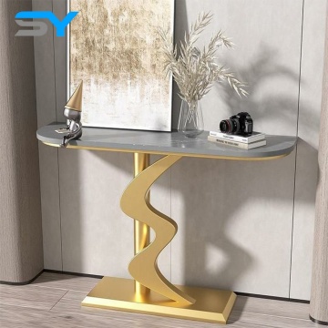 SIYANG Factory Metal Frame Console Table for Hotel and Apartment Decor