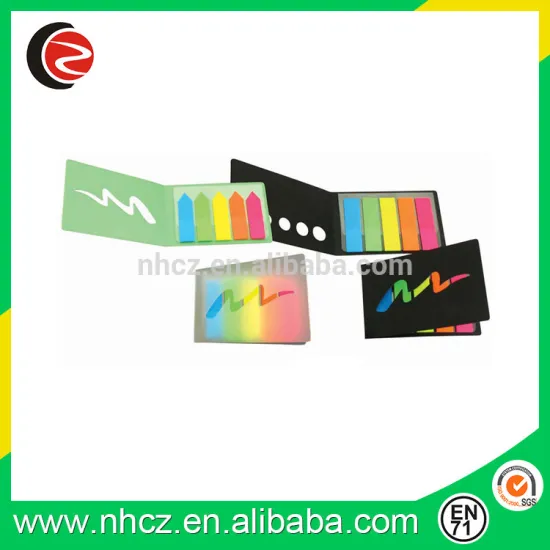 Neon sticky note/promotional sticky notes pad
