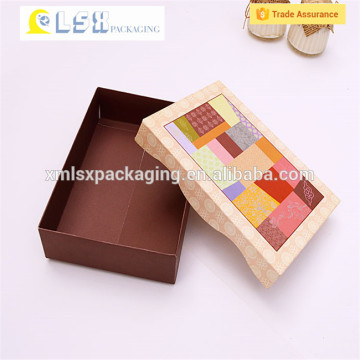 Small Cake Box with Rectangle Handle,kraft paper foldable Cupcake,paper cake box