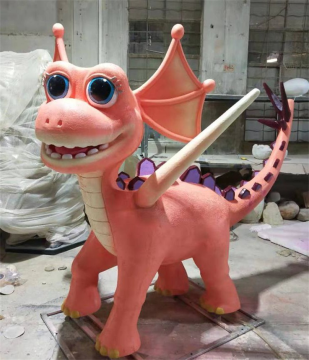 Simulierte leuchtende Dinosaurier-C-Lichter