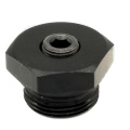 Intake heater booster plug sensor threaded adapter