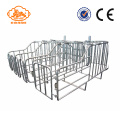 Berbagai Ukuran Galvanized Farrowing Pig Cages Untuk Swine