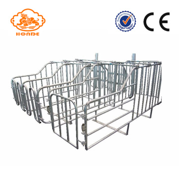 Various Size Galvanized Farrowing Pig Cages For Swine