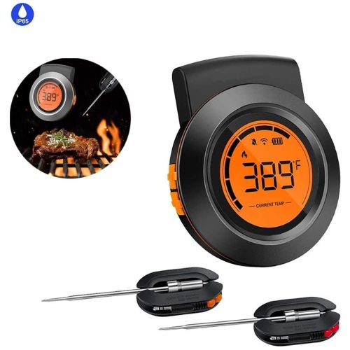 2 in 1 waterproof best smart digital bluetooth grill thermometer for barbecue