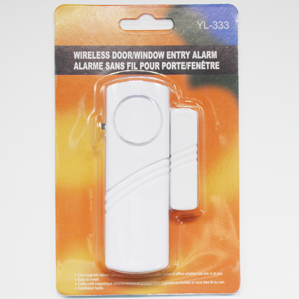 2020 Door Window Sensor Wireless Burglar Alarm with Magnetic Sensor Home Safety Wireless Longer System Security Device White