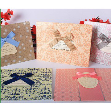 Custom new year handmade paper birthday christmas greeting card
