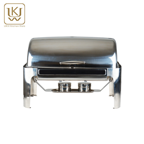 Chafing Food Warmer OEM stainless steel gold buffet equipment chafer food warmer Manufactory