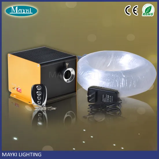 2016 Twinkle star ceiling plastic fibre optic cable with RGBW light engine remote control