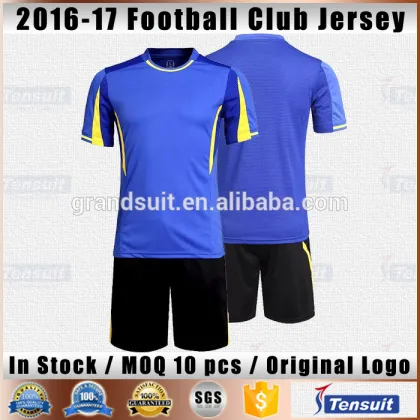 Thailand quality soccer jersey football team shirt dry fit fabric football sports wear