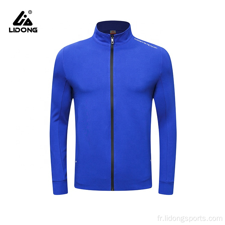 Veste de sports de gymnase pour hommes confortables avec logo client