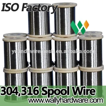 Trade insurance best selling Spool coil iron wire ,Stainless Steel Wire on plastic spool cheap Price