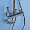Rainfall Shower Head Digital Display Bathroom Shower Set