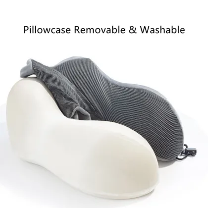 U-Shaped Memory Foam Travel Pillow with Accessories