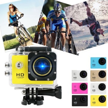 Waterproof 1080P Full HD Action Camera with 30fps and 170° Wide Angle