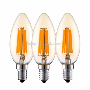 Dimmable Filament Led candle 6w Led Filament Lamp