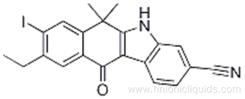 9-ethyl-8-iodo-6,6-diMethyl-11-oxo-6,11-dihydro-5H-benzo[b]carbazole-3-carbonitrile CAS 1256584-80-1