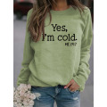 Sweatshirt Women's Letter Funny Sweatshirt