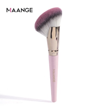 High-Quality Synthetic Hair Angled Foundation & Contour Brush with Custom Logo