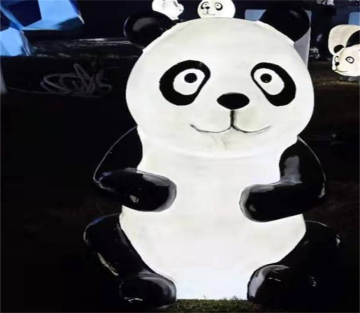 Cartoon Panda B Lichter