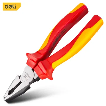 Deli DL512007 6" 7" 8" Insulated VDE Combination Pliers 1000V Insulated VDE C Type C Combination Pliers