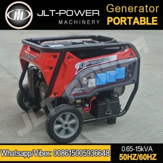 New design gasoline generator portable gas generator rated power 6kw max power 6.5kw