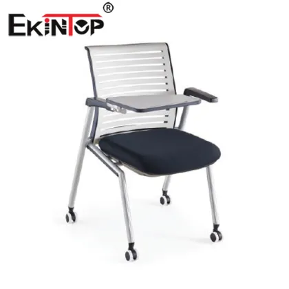 Modern Folding Conference Chair with Tablet Arm - Ekintop