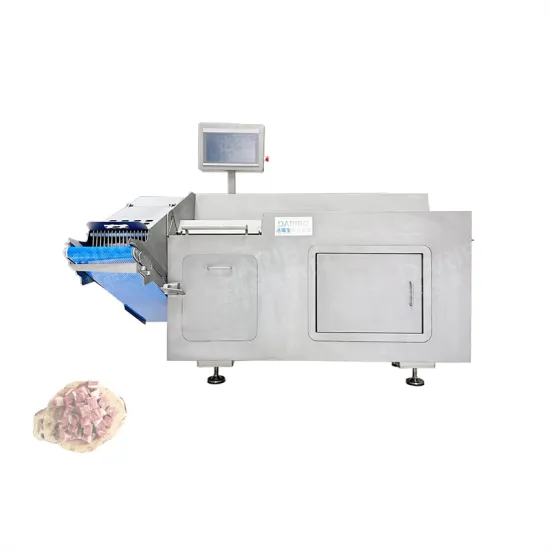 High Capacity Frozen Meat Cutter: Pork and Chicken Dicing Slicer Machine