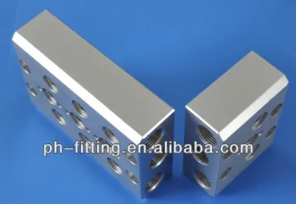 aluminum pneumatic element precision cnc machining parts