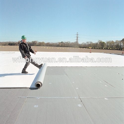 Anti-UV PVC Polymer Single-Ply Roof Sheet for Waterproofing (ISO Listed)