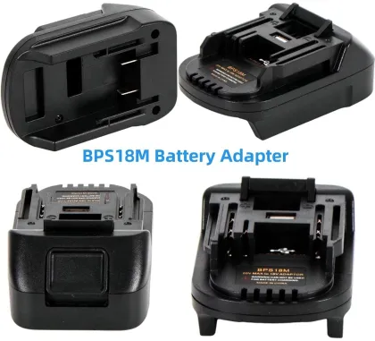 Wholesale Lithium Ion Battery Adapter for Black+Decker/Stanley/Porter 20V to Replace Makita BL1830 18V Battery