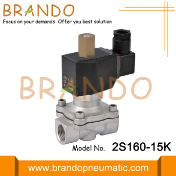 1/2'' 2 Way Normally Open Stainless Steel Solenoid Valve for Water