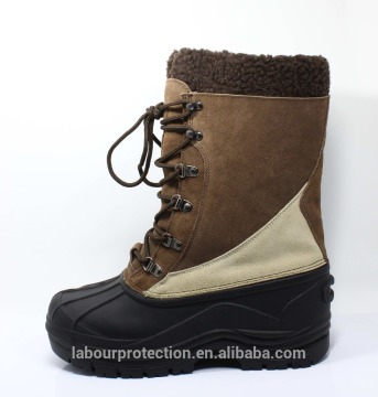 Promotional winter boots with removable felt lining
