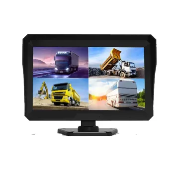 4CH Monitoring BSD Blind Spot Warning HD Driving Recorder for Large Truck Semi-Trailers (24V, Night Vision, Reversing Image)