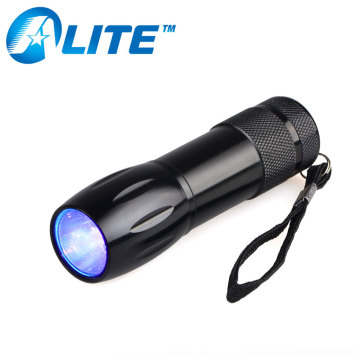 Hot 365nm Powerful 3W UV Ultraviolet Q5 LED Flashlight UV Blacklight