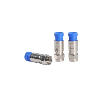 Tool-Free 75 ohm RG6 F-Type Screw-on Connector: Simplifying Cable Connections