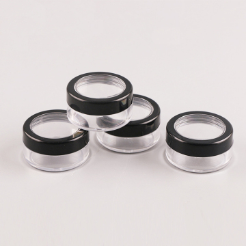 10g Cosmetic Plastic Empty Eye Cream Jars with Window