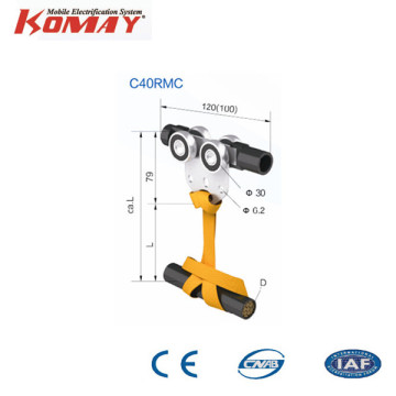 Round Cable Trolley for C40 Track