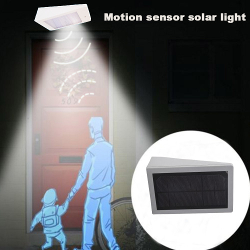 4W Solar LED Microwave Sensor Garden Light