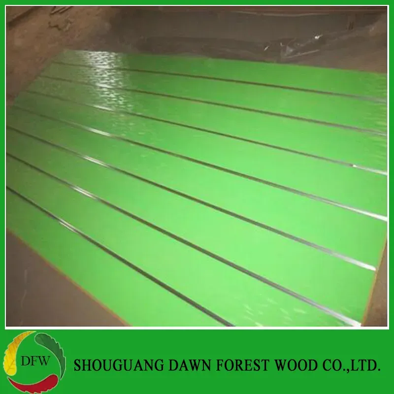 Good Quality 15mm Melamine Faced Slot MDF