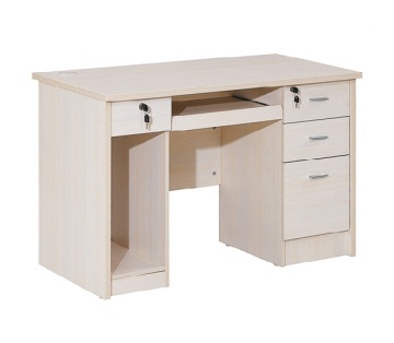 Locked Drawer Office Computer Desk Furniture